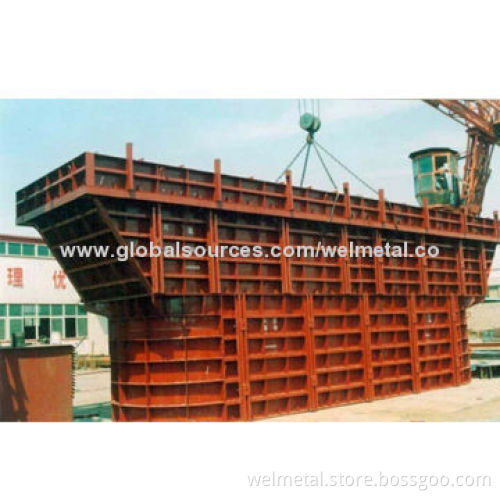 Prefabricated construction steel formwork